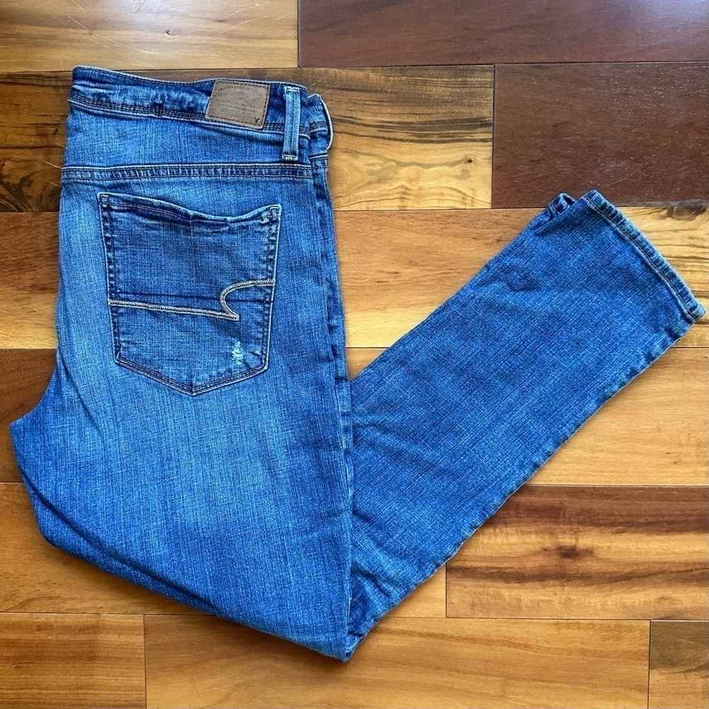 American Eagle Outfitters Blue Skinny Jeans
